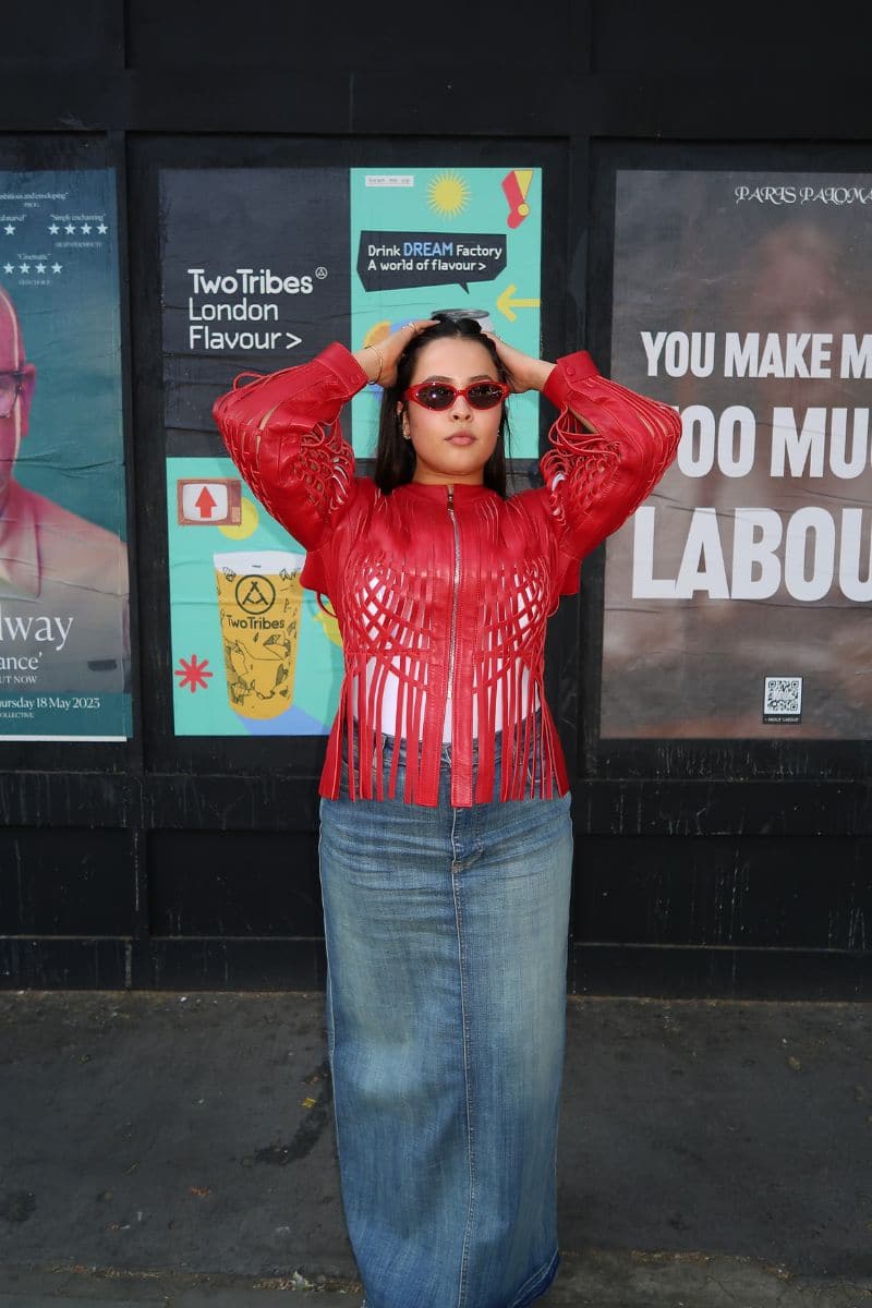 CULT MIA X DOUBLE A ATTALEA RED LEATHER JACKET | Double A | CULT MIA
