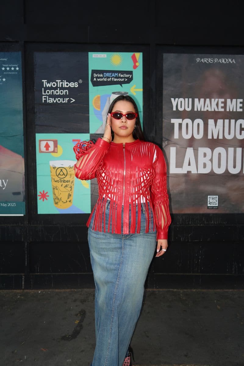 CULT MIA X DOUBLE A ATTALEA RED LEATHER JACKET | Double A | CULT MIA
