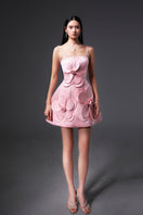 Pink CULT MIA X HAPPY CLOTHING Anahi fit and flare mini dress, featuring a stylish and feminine design.