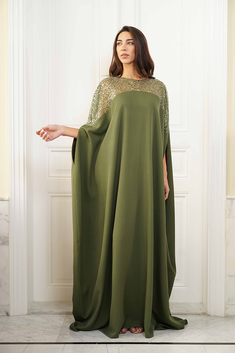 olive green maxi dress casual Floral Olive Green Maxi Dress for Elegant Casual Summer Style Wear