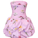 Front view of Gigii's April Mini Dress, a stylish and feminine dress with a fitted bodice and flared skirt.