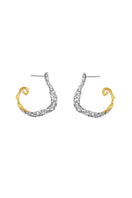 Jude Benhalim Elea Hoops Mix earrings featuring a stylish mix of hoop designs on a neutral background.