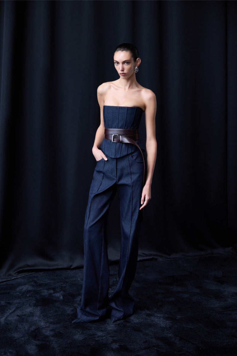 EVA DENIM CORSET
