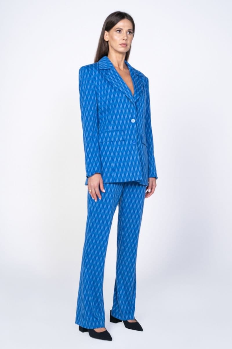 BLUE CUBES WOMEN'S SUIT SET | Fortini | CULT MIA