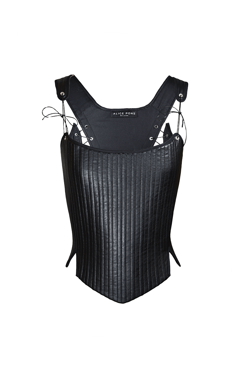 TUDOR CORSET IN METAL - CULT MIA