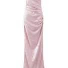 Aisl pleated bodice maxi dress with flowing fabric and elegant design, shown from the front in a stylish maxi dress image.