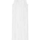 Soft skin long sheer knit top by DELEGAN displayed on a ghost mannequin, showcasing lightweight, transparent fabric and long sleeves.