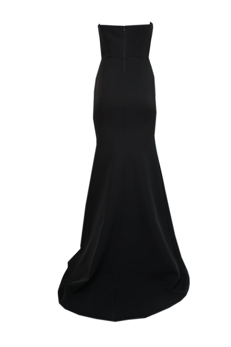 EMBELLISHED NOIR CORSET GOWN - CULT MIA