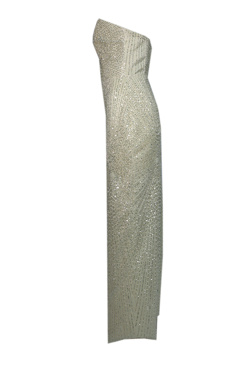 EMBROIDERED TUBE MAXI DRESS - CULT MIA