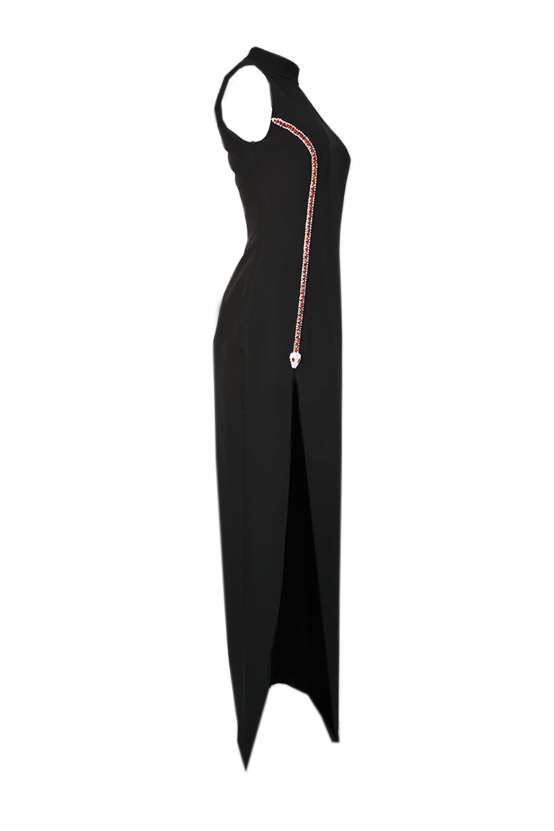 SERPENTE CHARM ONE-SHOULDERED DRESS - CULT MIA