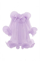 Purple Valenciani Origami Cloud mini dress displayed on a mannequin, showcasing the intricate design and stylish fit.