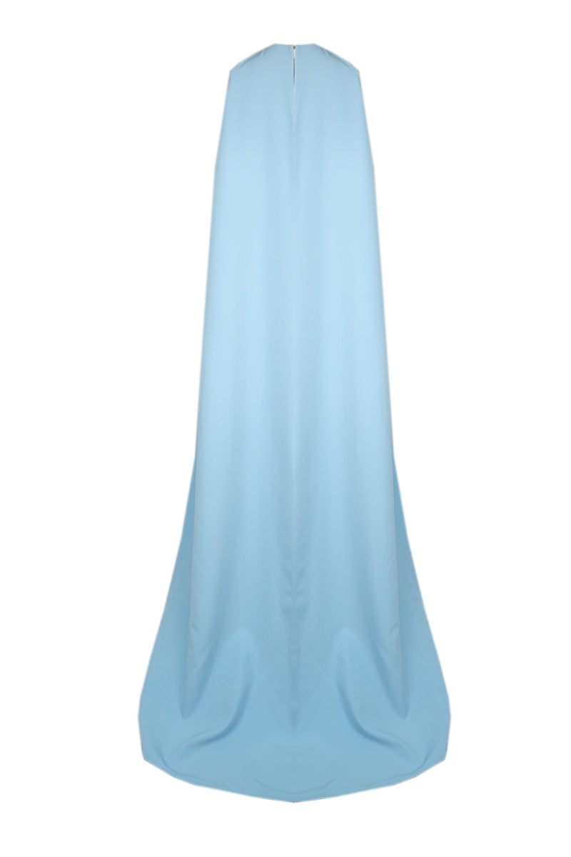 BABY BLUE CAPE GOWN - CULT MIA