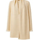 Neutral beige wool sweater on a ghost mannequin, showcasing DELEGAN's cozy and stylish knitwear for cold weather.