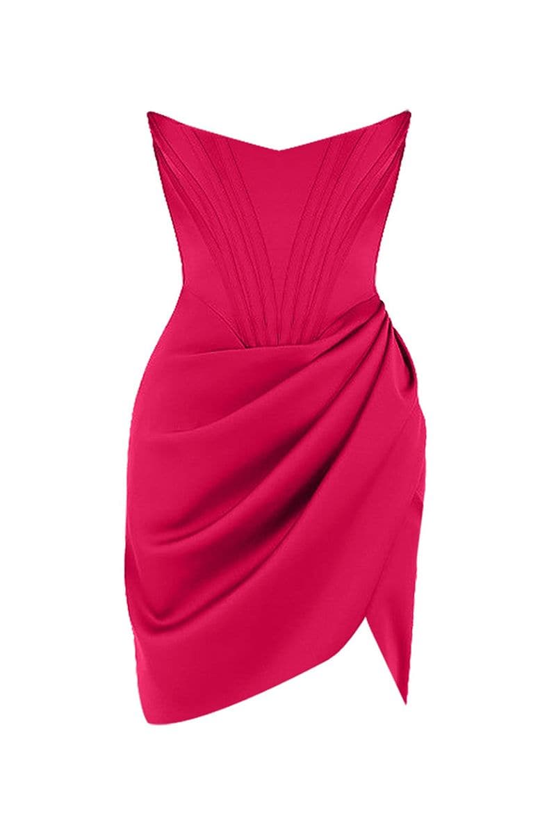 JASMINE PINK SATIN MINI DRESS | Gigii's | CULT MIA