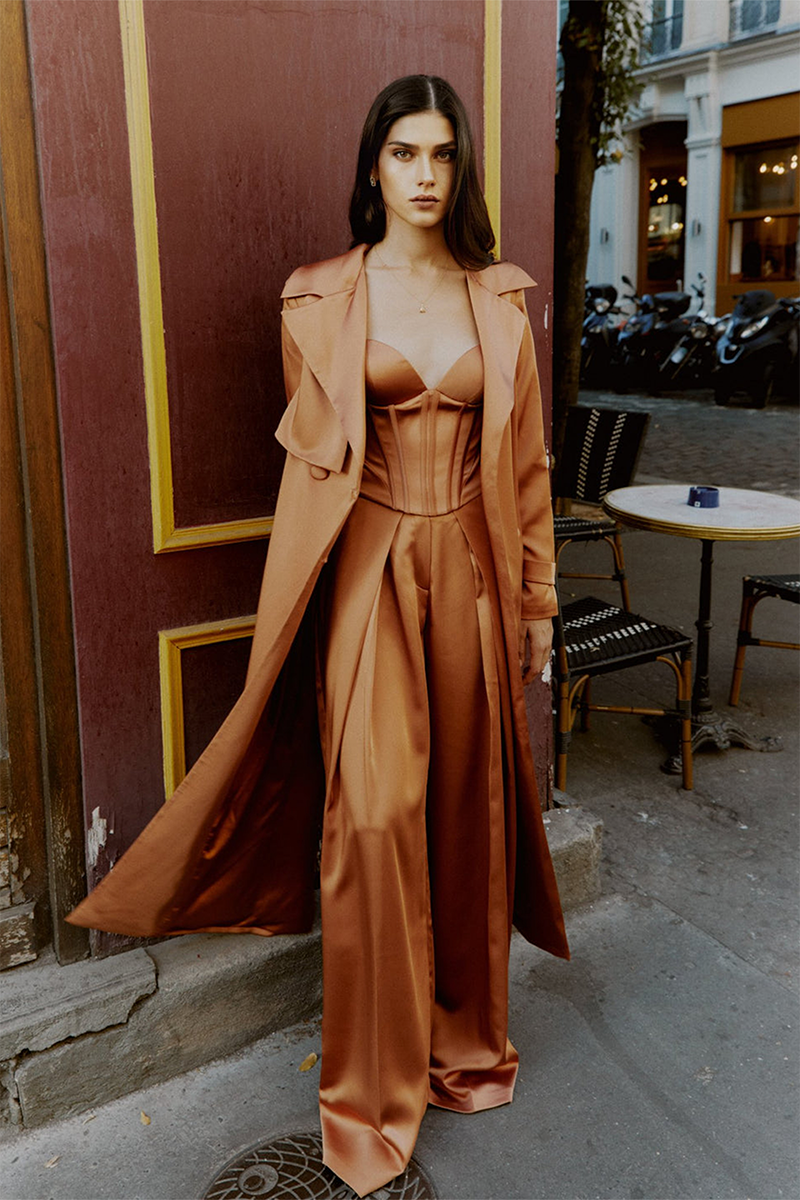 brown trench coat dress Pierotucci Lambskin Raglan Belted Trench Dress Hazelnut Brown Eu 40