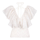 Nara Niro GIGI TOP, stylish women's top in soft fabric, featuring a relaxed fit and modern design, shown in a light color.