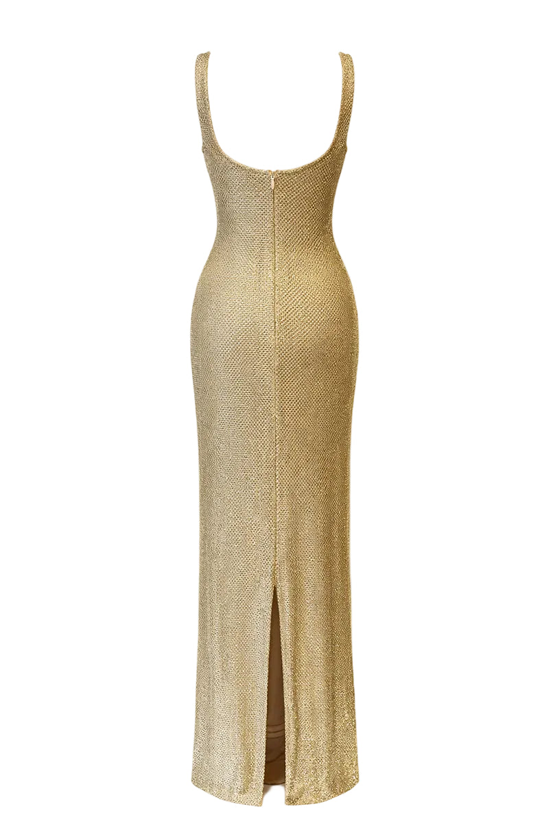 HELIOS MAXI DRESS IN GOLD | CULT MIA | URBAN MUSE HELIOS MAXI DRESS IN GOLD | CULT MIA | URBAN MUSE