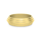 Matte gold HUNA BAND ring by EDXÚ, featuring a sleek and minimalist design for everyday elegance.