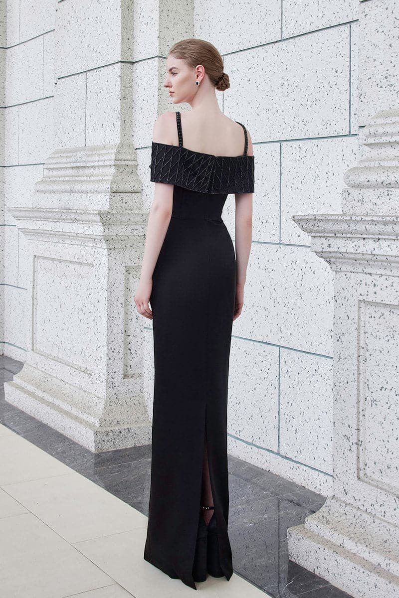 STRAPS DRESS WITH WRAP AROUND SHOULDER DETAIL | IHF | CULT MIA