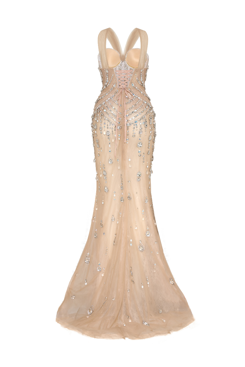 MADDIE IVORY CORSET MERMAID GOWN | CULT MIA | HACCHIC COUTURE MADDIE IVORY CORSET MERMAID GOWN | CULT MIA | HACCHIC COUTURE