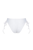 White Stella Ocean bikini bottom by Oceanus, featuring a sleek, seamless design with minimalistic style and comfortable fit.