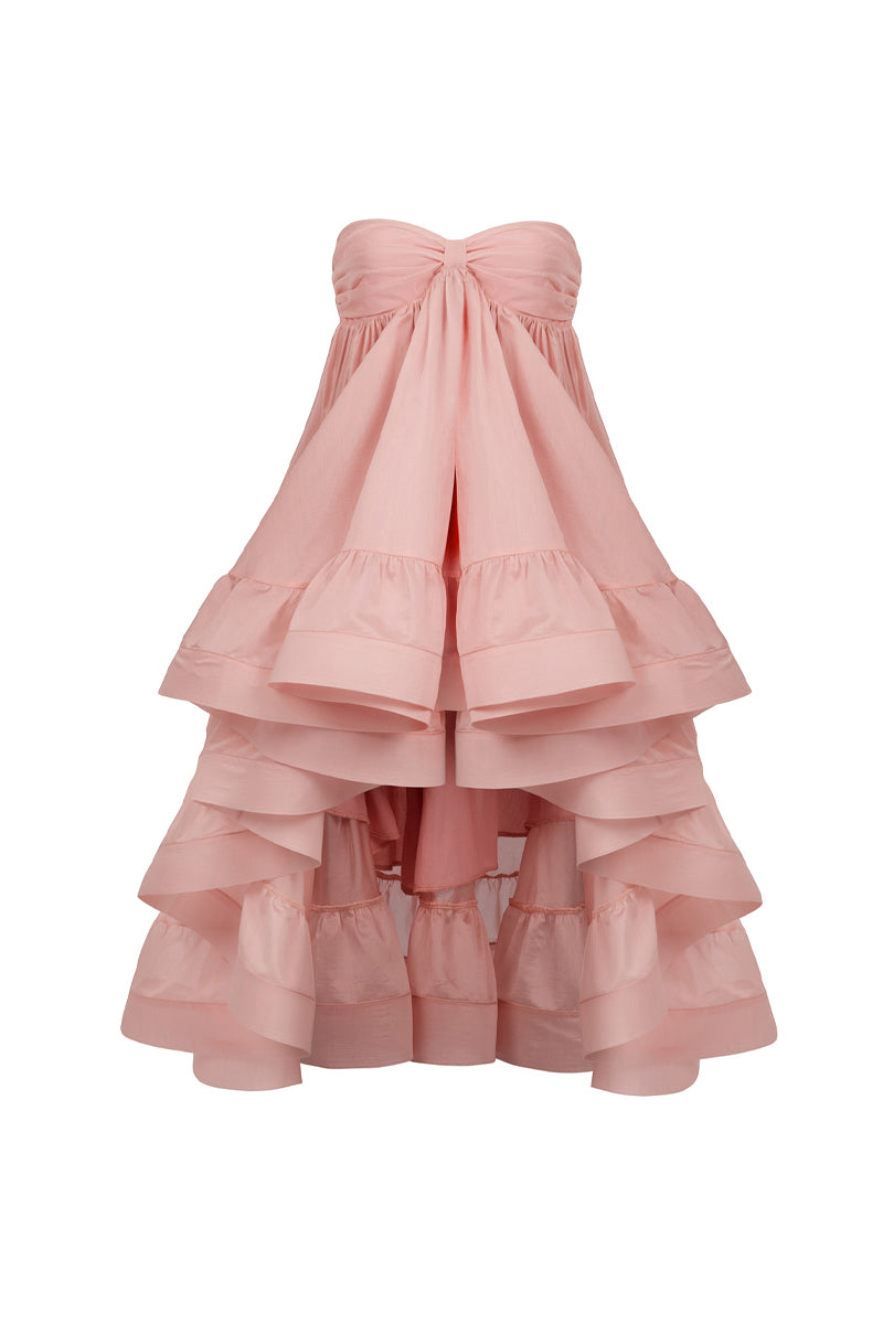 AISA BLUSHE mini dress featuring a stylish design with a fitted silhouette and fashionable details, perfect for casual or party wear.