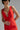 RED FITTED MIDI DRESS - CULT MIA