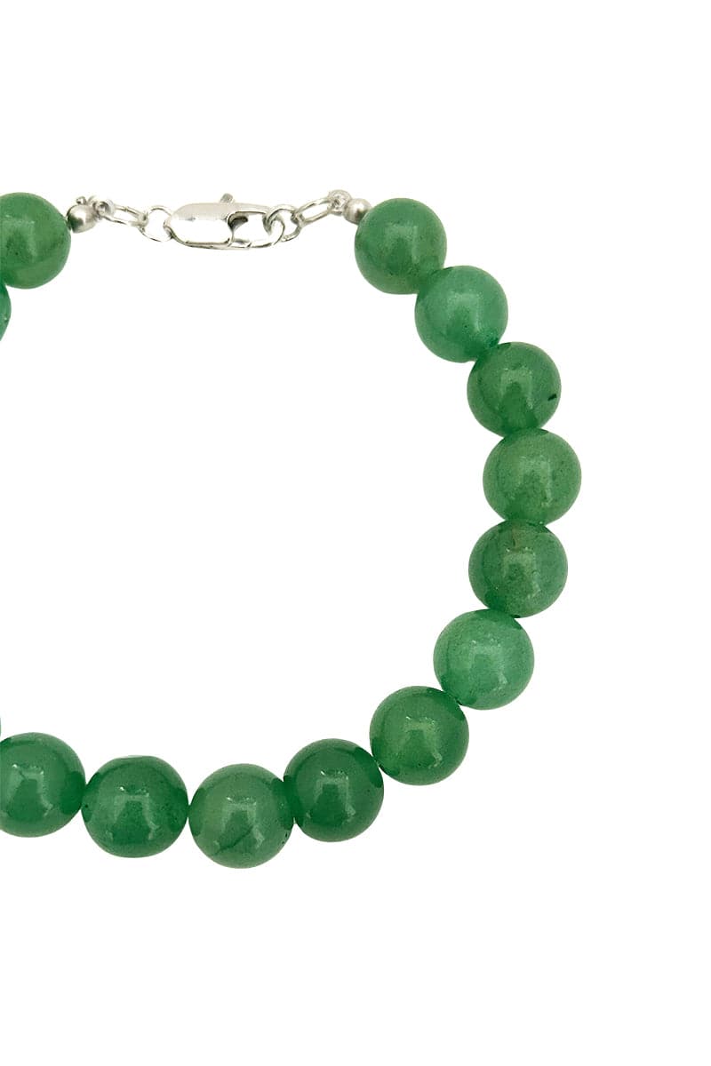 GREEN CHALCEDONY YESIM NECKLACE AND INAYA BRACELET SET - CULT MIA
