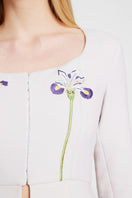 Nara Niro IRIS jacket in stylish top design, featuring a fitted silhouette with zipper detail and soft fabric.