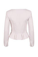 Nara Niro IRIS jacket in nude color, stylish top featuring a sleek design and comfortable fit, perfect for casual wear.