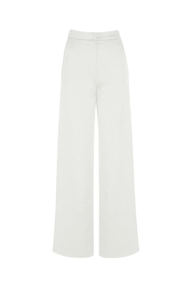 Gigii's Isadora satin pants featuring a sleek, smooth fabric with a tailored fit and stylish design.