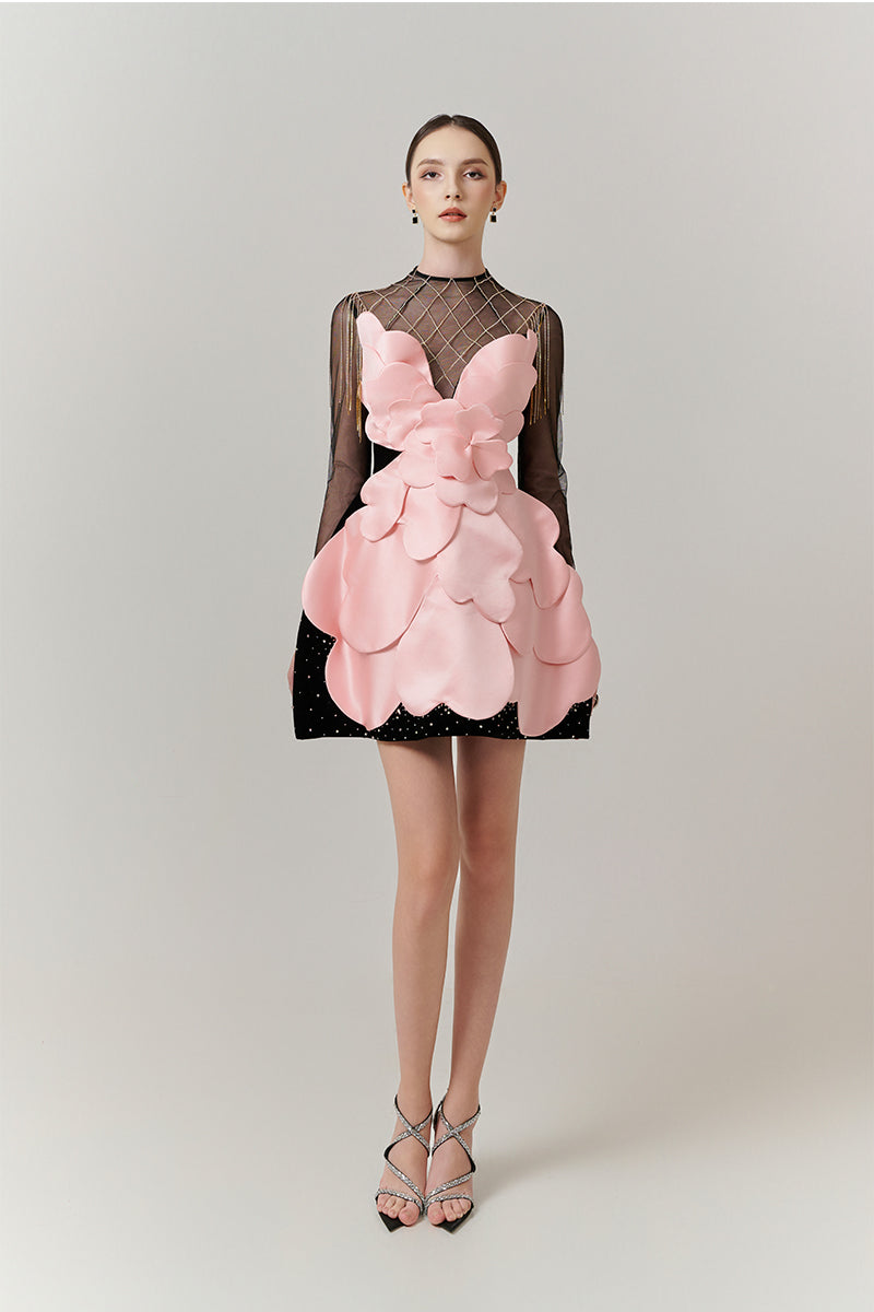 statement mini dress FLORAL STATEMENT MINI DRESS | CULT MIA