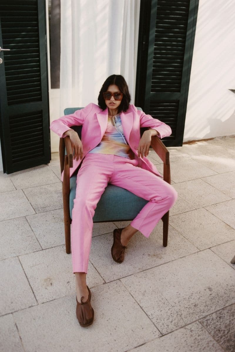 BUBBLEGUM DOUBLE-BREASTED BLAZER | JAAF | CULT MIA