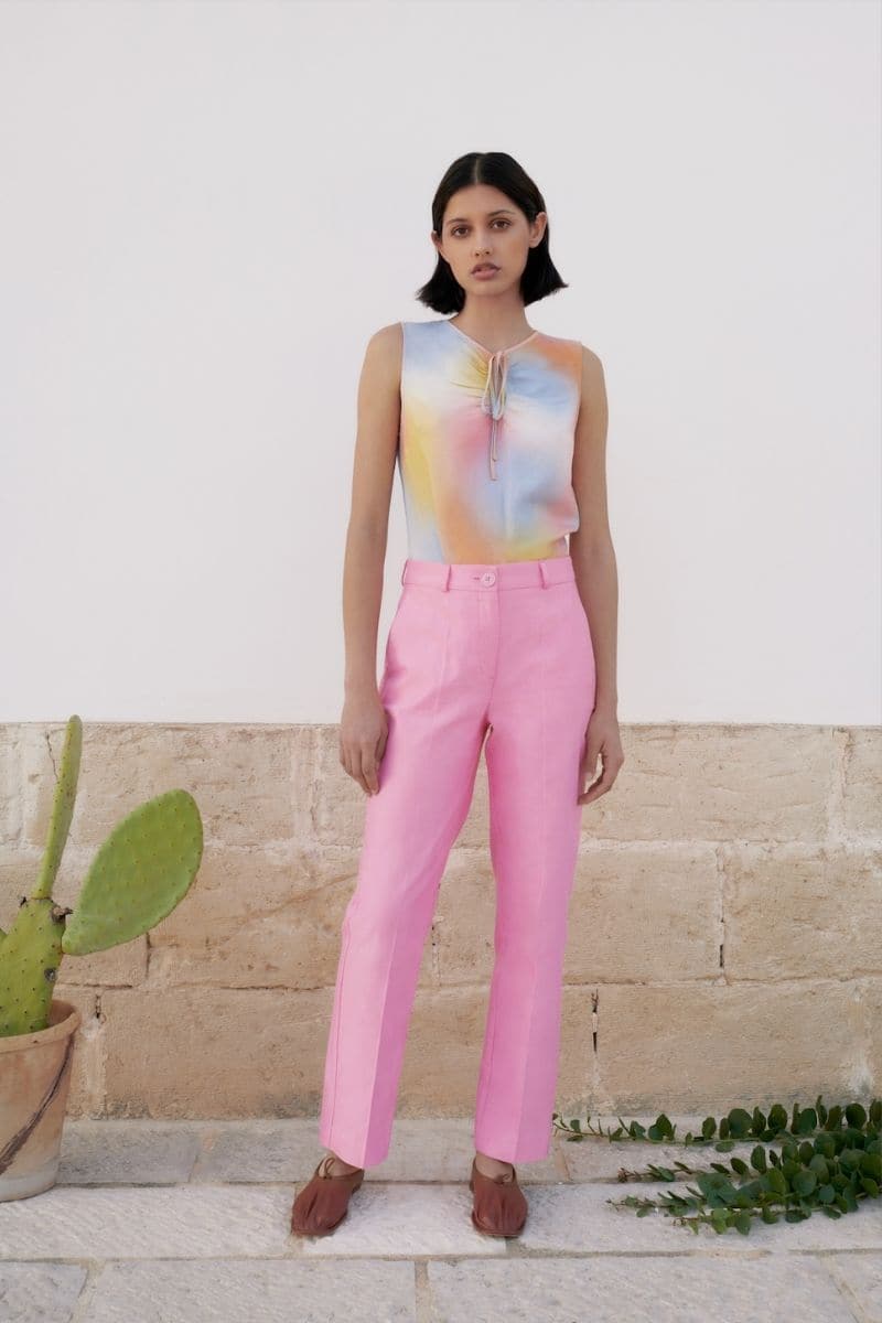 BUBBLEGUM HIGH-RISE PANTS | JAAF | CULT MIA