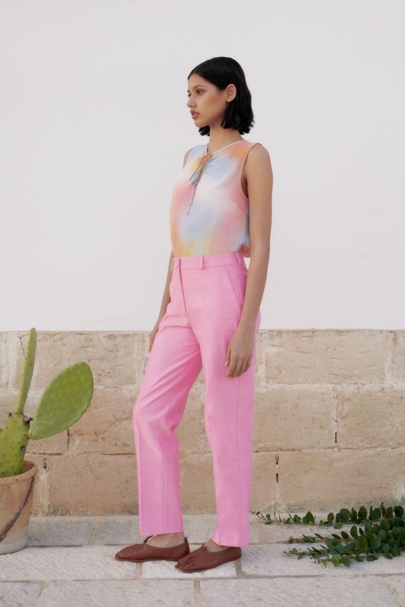 BUBBLEGUM HIGH-RISE PANTS | JAAF | CULT MIA