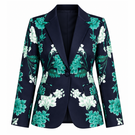 Raishma Jane jacket in bright green, stylish women’s jacket with a tailored fit and vibrant color, perfect for casual or formal wear.