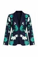Raishma Jane jacket in bright green, stylish women’s jacket with a tailored fit and vibrant color, perfect for casual or formal wear.