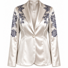 Raishma Jemma Gold Jacket, stylish top with a shimmering gold finish, featuring a fitted silhouette and elegant design.