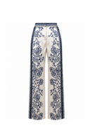Raishma JEMMA gold trousers featuring a stylish, tailored pants design with a metallic gold finish and modern fit.