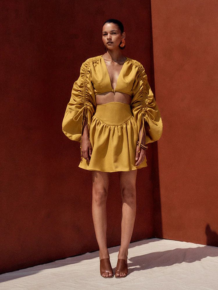 MARA DRESS IN BROWN | CULT MIA | Montsand