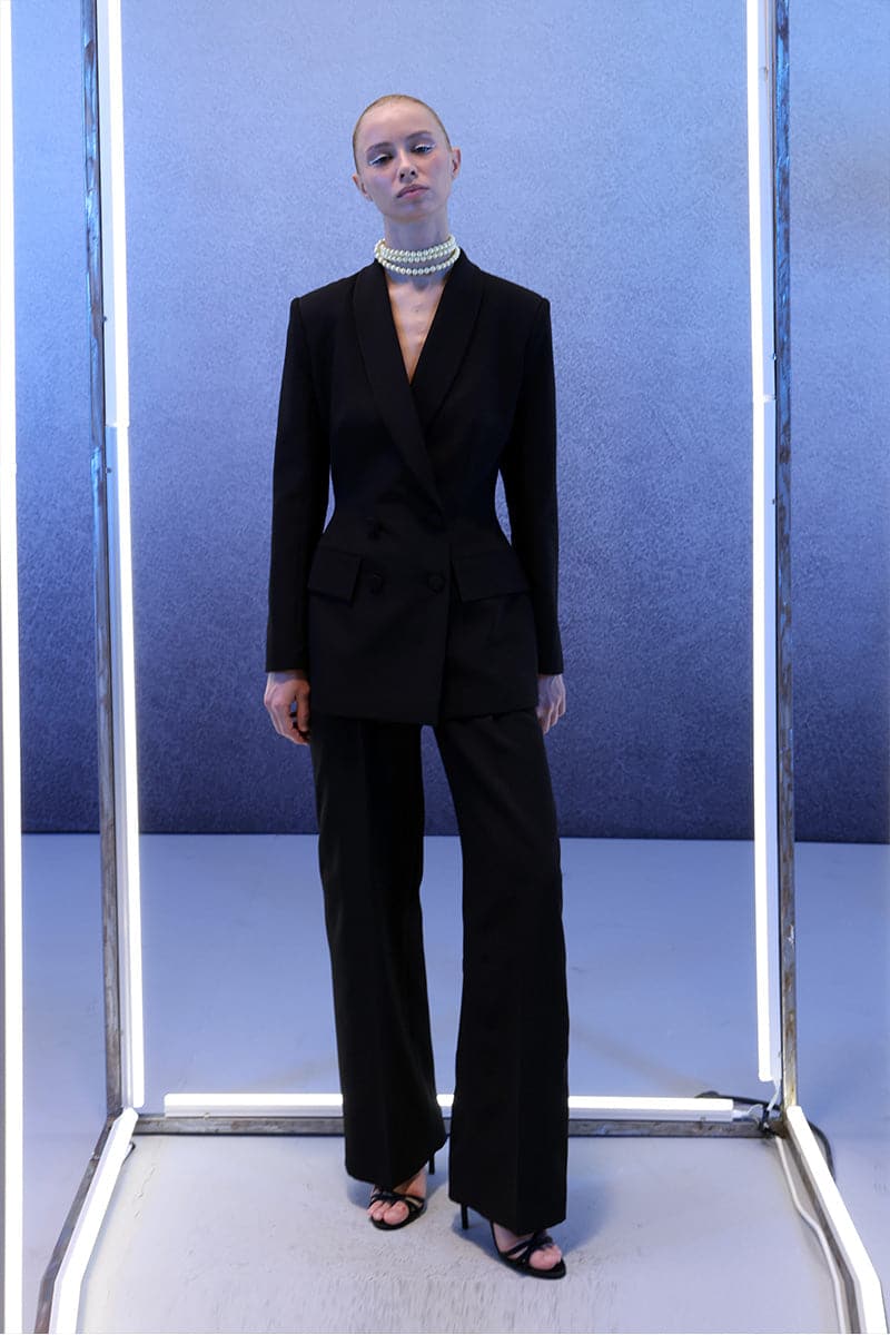 BLACK HOURGLASS SUIT SET | Joanna Andraos | CULT MIA