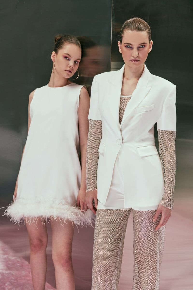 WHITE DIAMOND BLAZER | Joanna Andraos | CULT MIA