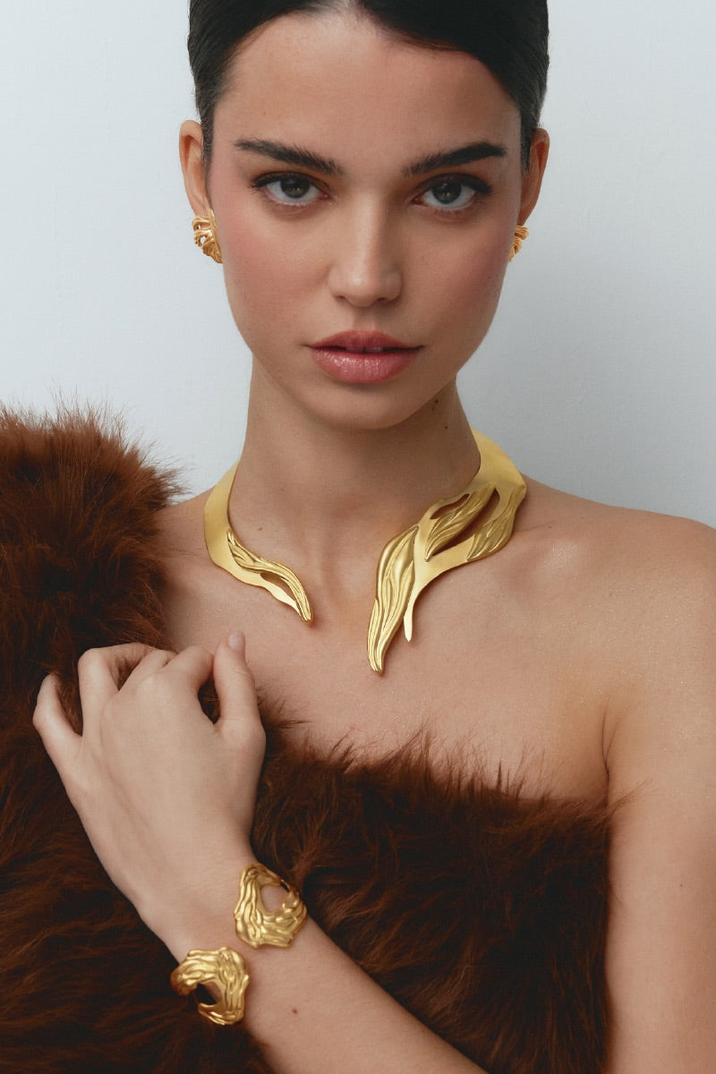 JUNO NECKLACE IN GOLD - CULT MIA