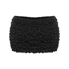 Selia Richwood LIA Black Mini Beach Skirt cover-up, lightweight beachwear with a stylish mini design and comfortable fit.