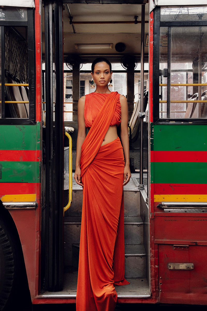 KALIKA CO-ORD IN ORANGE - CULT MIA
