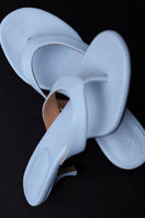 Powder blue Kolane Annie Sandal 45 with stylish strappy design and open toe, perfect for casual summer wear.