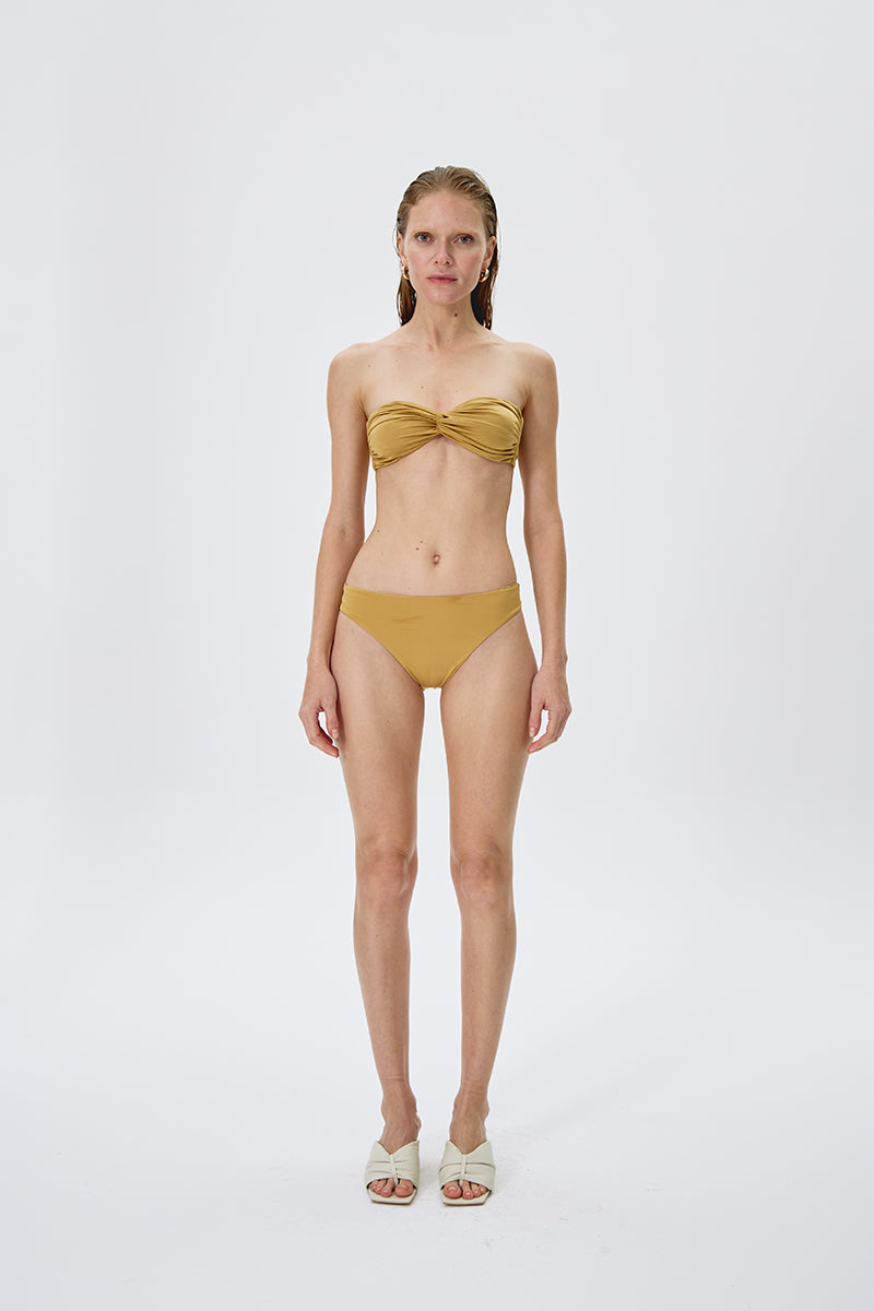 EVE BIKINI IN GOLD - CULT MIA