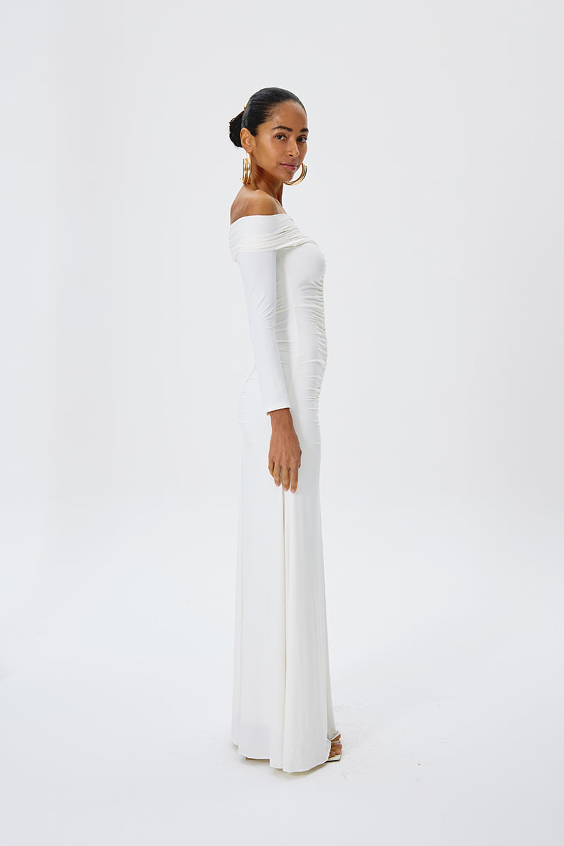 TREASURE DRESS IN OFF WHITE - CULT MIA