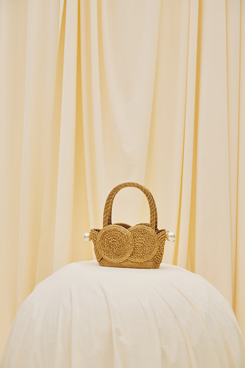 MINI GOLDEN GRASS PEARLS HANDBAG - CULT MIA
