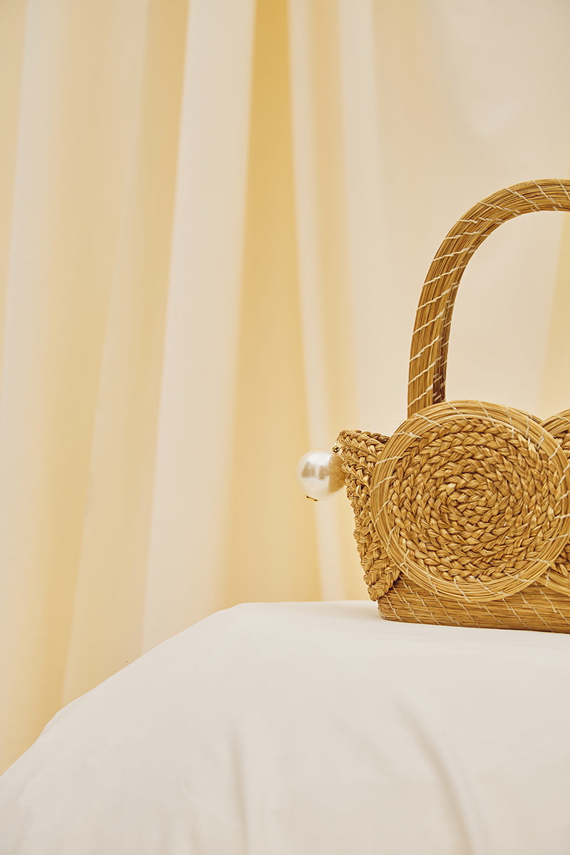 MINI GOLDEN GRASS PEARLS HANDBAG - CULT MIA